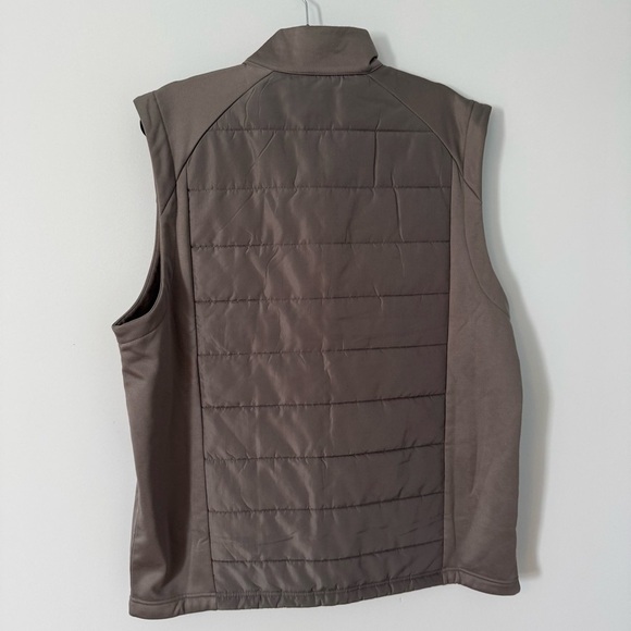 Men’s Callaway Golf Grey Puffer Water Repellent Full Zip Vest -  Men's Size XL - Picture 4 of 7